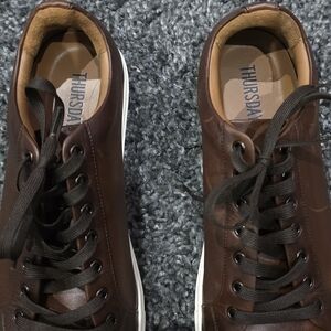 Thursday Men's Brown Leather Sneakers 11.5